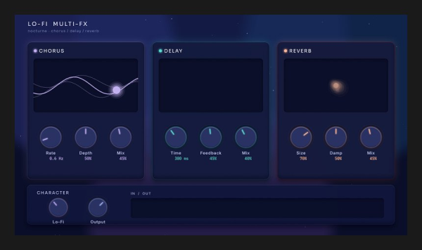 Lofi MultiFX — Character chain