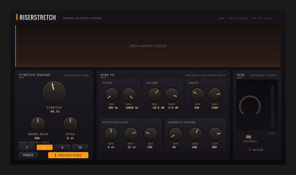 RiserStretch — Paulstretch riser